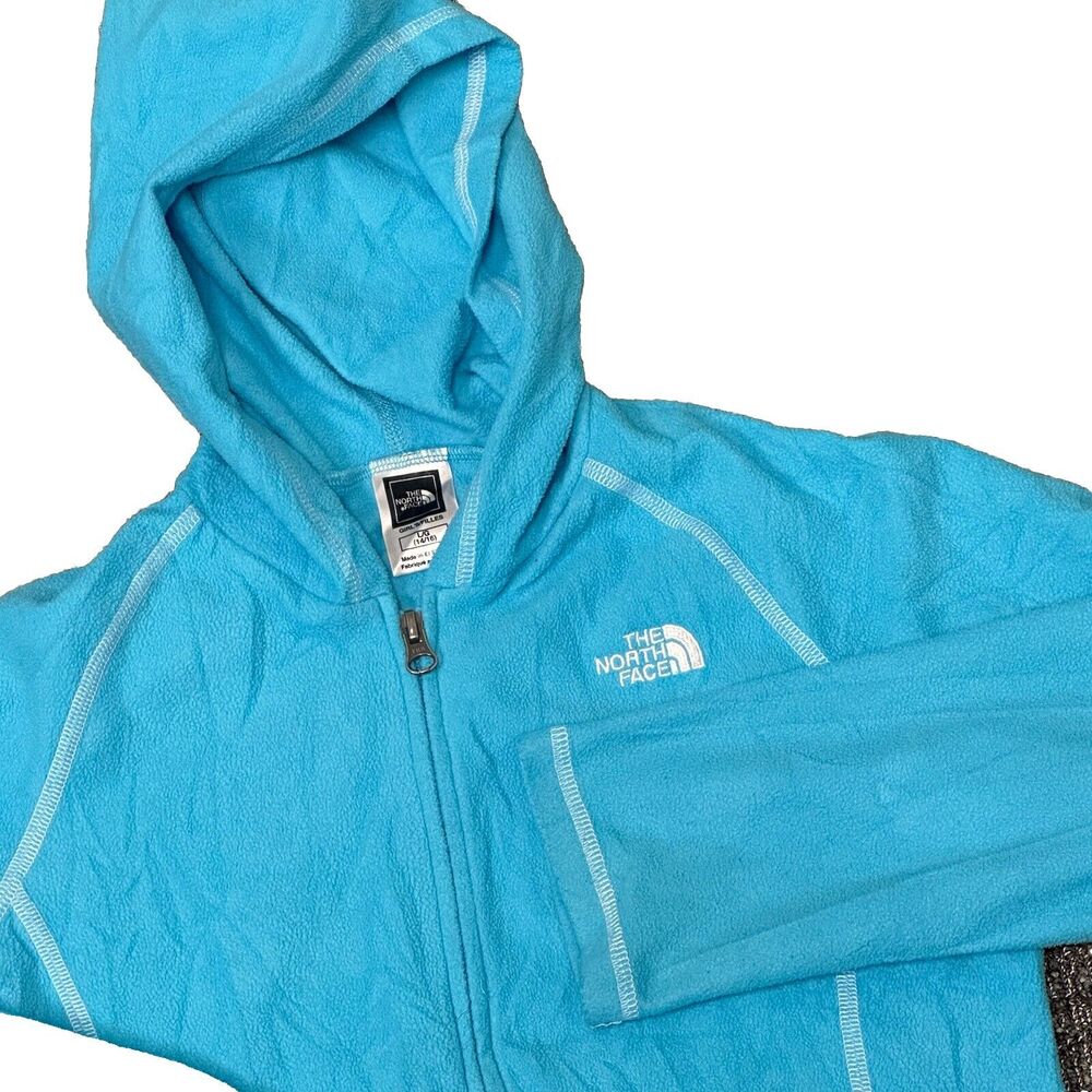 The North Face‎ Full Zip Fleece Girls L 14-16 Hoodie Sweater Activewear